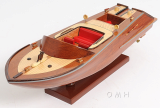 Wooden Model Boat Runabout L40